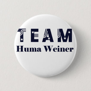 TEAM Huma Weiner Button