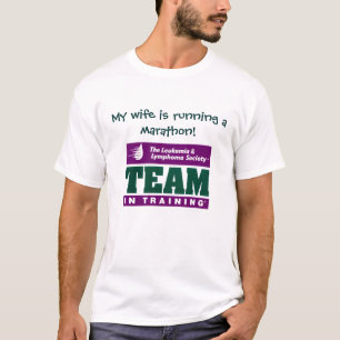 Team im Training, meine Ehefrau laufen lässt ein T-Shirt