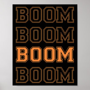 Team India Bumrah Fan-Shirt - Boom Boom Boom Boom Poster