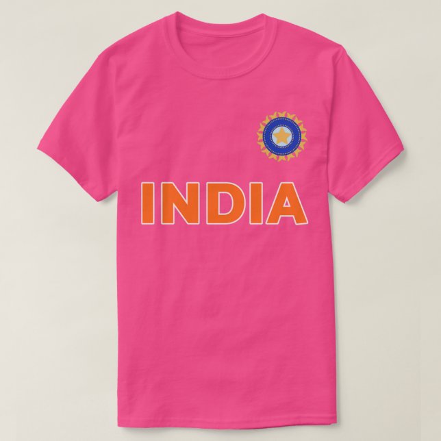 Team India Cricket Jersey für Cricket Fans T-Shirt (Design vorne)