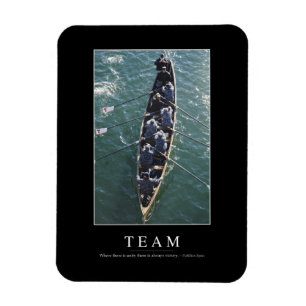Team: Inspiration Zitat 1 Magnet