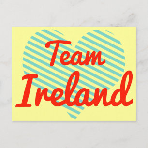 Team Irland Postkarte