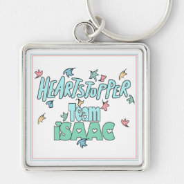 Team Isaac White Schlüsselanhänger