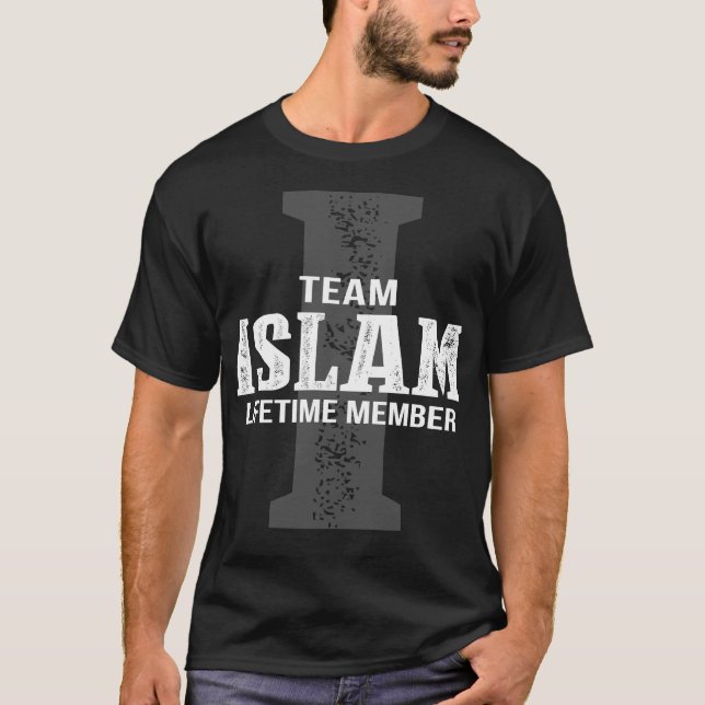 Team ISLAM Lifetime-Mitglied T-Shirt (Vorderseite)