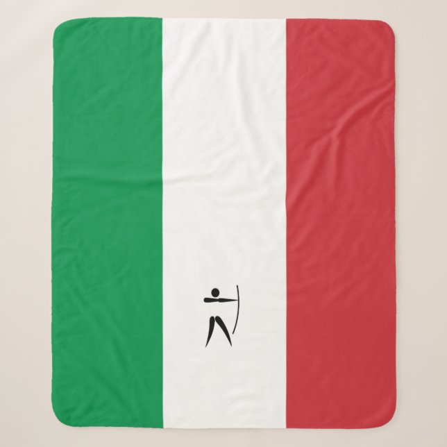 Team Italy Archery Sherpadecke (Vorderseite)