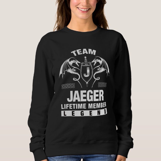 Team Jäger Lifetime-Mitglied Sweatshirt (Vorderseite)