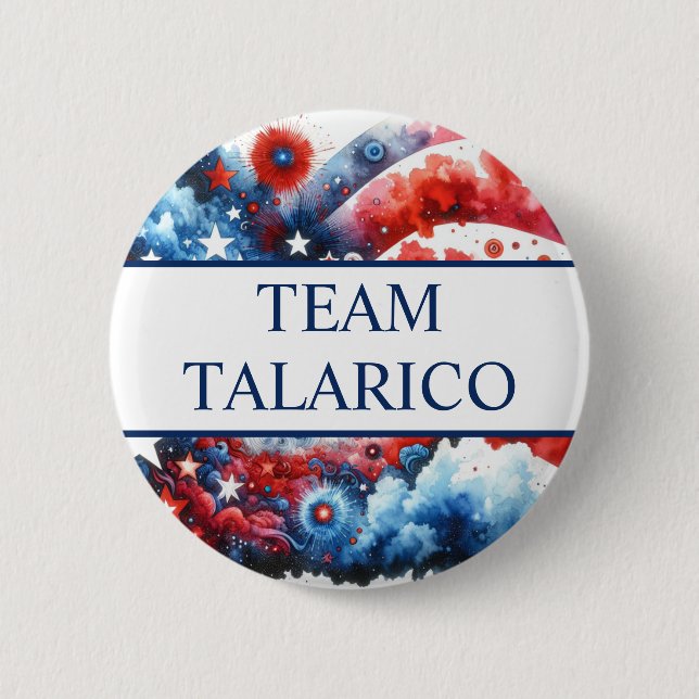 Team James Talarico für Präsident Button (Vorderseite)