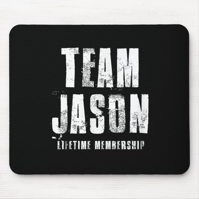 Team Jason Motivational Insrational Proud Family  Mousepad (Vorne)