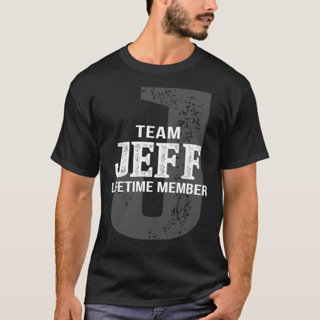 Team JEFF Lifetime-Mitglied T-Shirt (Vorderseite)