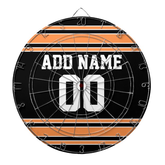 Team Jersey mit Individuelle Name und Nummer Dartscheibe (vorne)