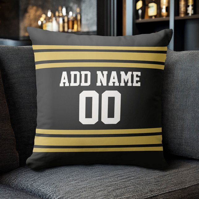 Team Jersey mit Individuelle Name und Nummer Kissen (Custom Sports Pillow for a Man Cave)
