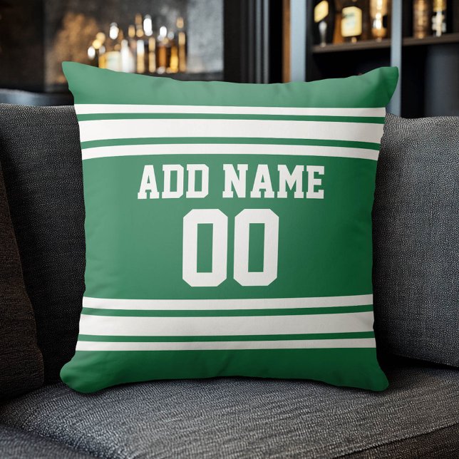 Team Jersey mit Individuelle Name und Nummer Kissen (Custom Sports Pillow for a Man Cave)