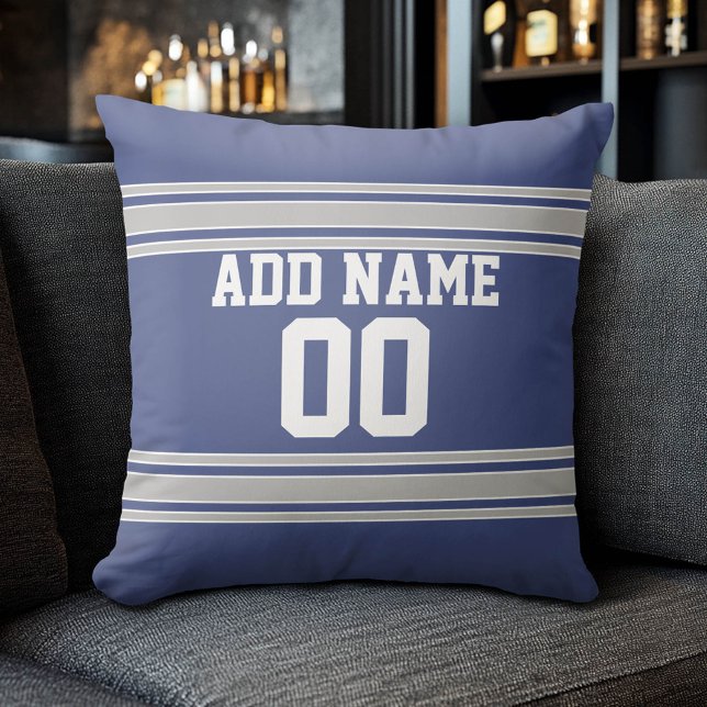 Team Jersey mit Individuelle Name und Nummer Kissen (Custom Sporty Pillow)