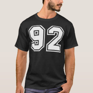 Team Jersey Nummer #92 Sportgeschenk Premium T-Shirt