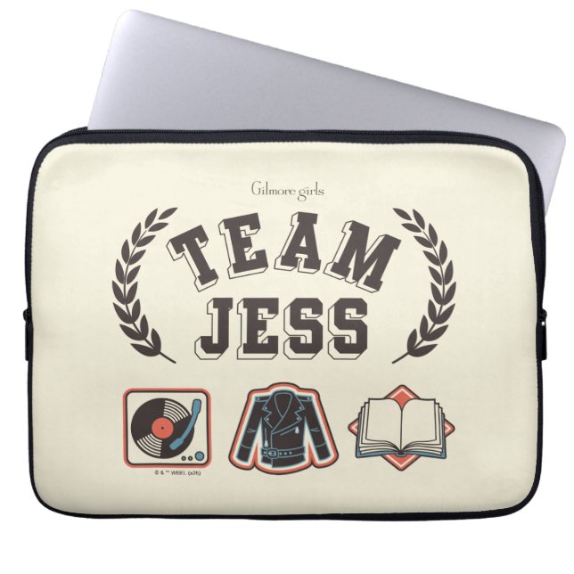 Team Jess Gilmore Girls Design Laptopschutzhülle (Vorderseite)
