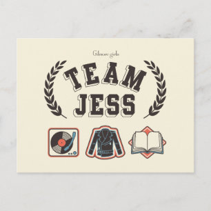 Team Jess Gilmore Girls Design Postkarte
