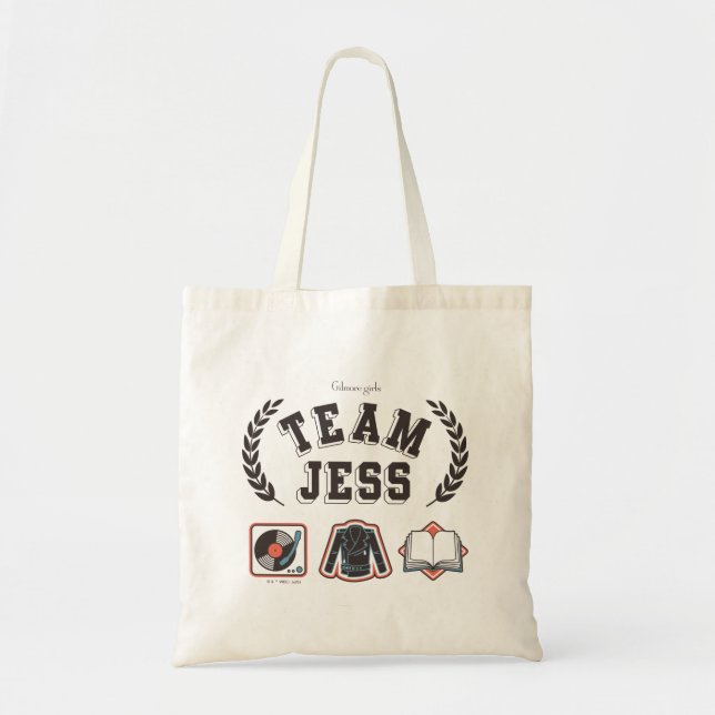 Team Jess Gilmore Girls Design Tragetasche (Vorne)