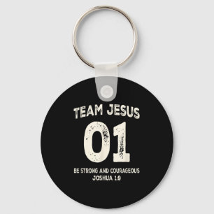 Team Jesus 01 sei mutig Schlüsselanhänger