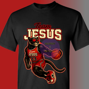 Team JESUS -23 Panther - Christlich T-Shirt