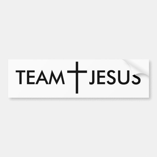 TEAM JESUS AUTOAUFKLEBER (Vorne)