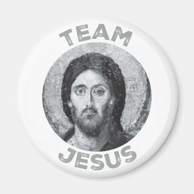 Team Jesus: Christ Pantocrator Magnet (Vorne)