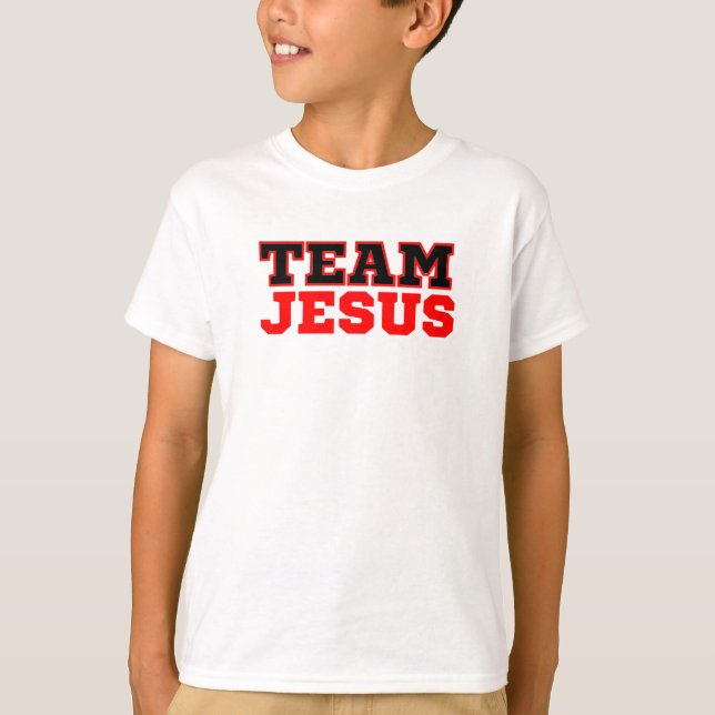 Team Jesus Christlich Faith T - Shirt (Vorderseite)