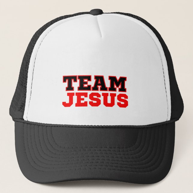 Team Jesus Christlich Faith Truckerkappe (Vorderseite)