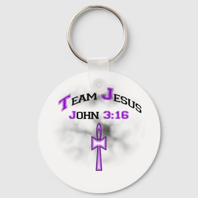 Team Jesus Christlich John 316 Schlüsselanhänger (Vorderseite)