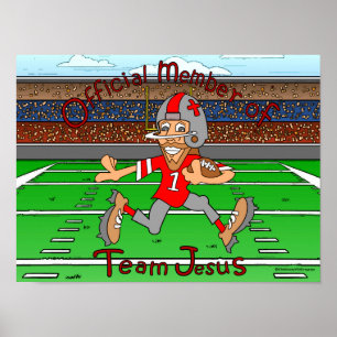 Team Jesus (Fußball) Poster