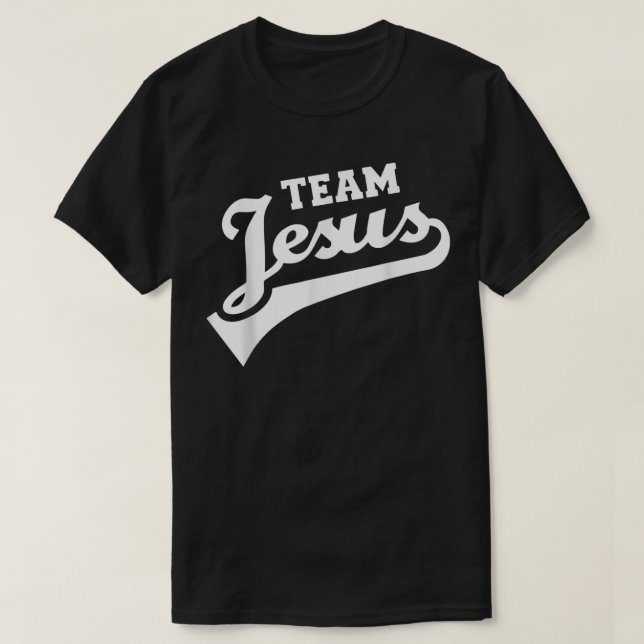 Team Jesus Lifetime Mitglied lustiges Tshirt Chris (Design vorne)