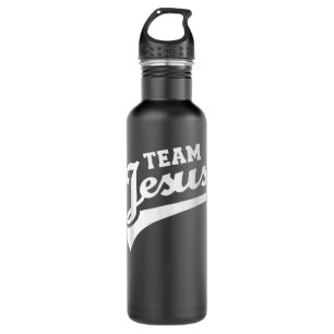 Team Jesus Lifetime Mitglied lustiges Tshirt Chris Edelstahlflasche