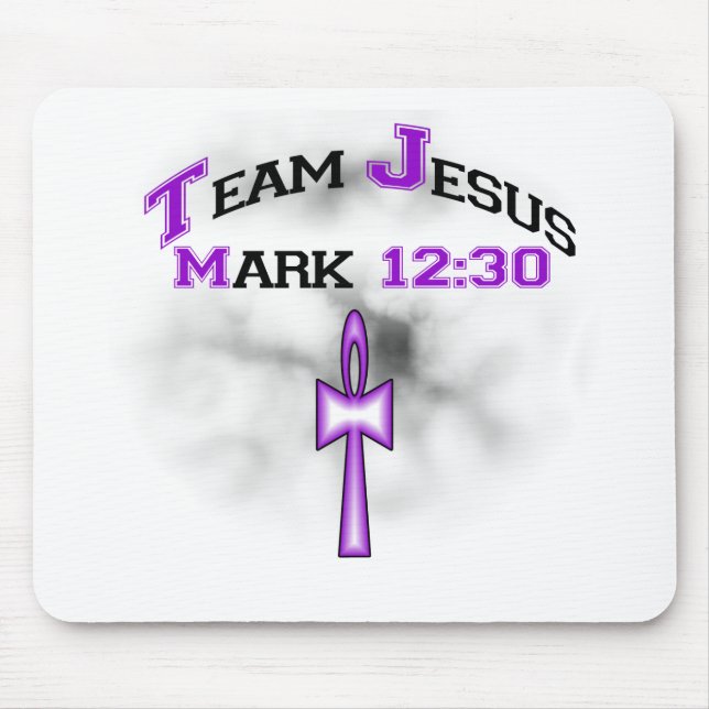 Team Jesus Mark 12:30 Mousepad (Vorne)