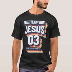 Team Jesus No 03 Krieger Mitglied Christlich Männe T-Shirt