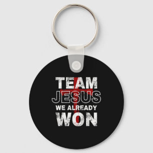 Team Jesus Wir haben schon Christlicher Glaube Kre Schlüsselanhänger