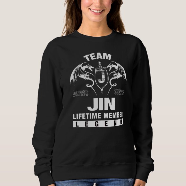 Team Jin Lifetime-Mitglied Sweatshirt (Vorderseite)