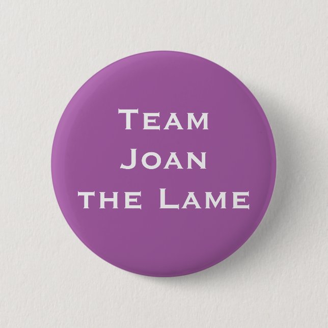 Team Joan the Lame Button (Vorderseite)