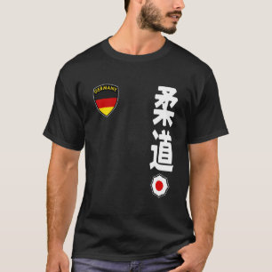Team Judo Deutsche Flagge Japanische Kampfsportart T-Shirt