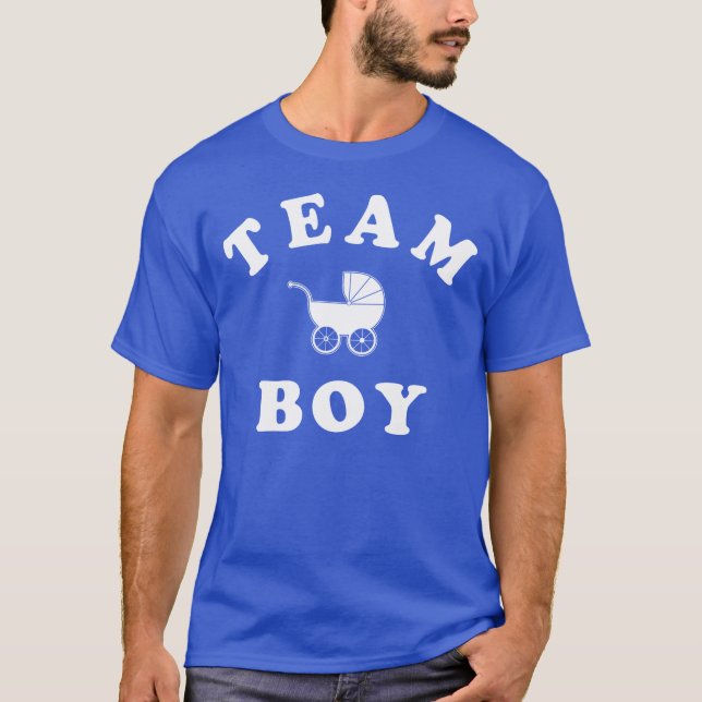 Team-Jungen-Baby decken auf T-Shirt (Vorderseite)