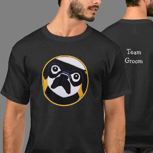 Team Junggesellenabschied Männer Pug Geschenkidee  T-Shirt
