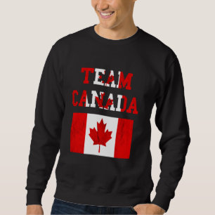 Team Kanada Ahornleiter Kanadisches Fußballteam Ka Sweatshirt