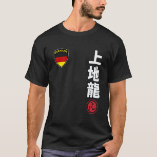 Team Karate Uechi Ryu Deutsche Flagge Japanische K T-Shirt