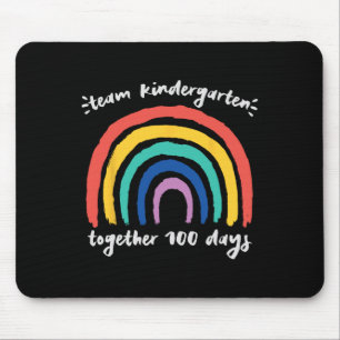 Team Kindergarten Gemeinsam 100 Tage Regenbogenleh Mousepad