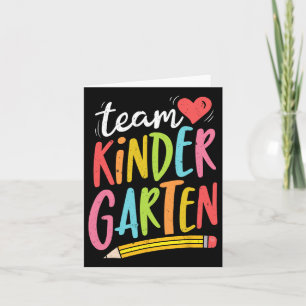 Team Kindergarten Lehrer Schülerspass auf Scho Karte