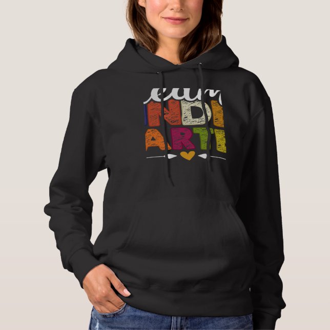 Team Kindergarten Teacher Students Back To School Hoodie (Vorderseite)
