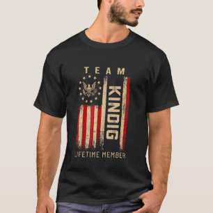 Team KINDIG Lebenslanges Mitglied Amerikanische Fl T-Shirt