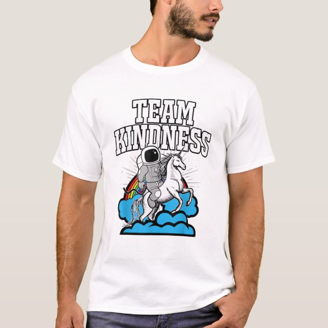 Team Kindness Shirt - Choose Kind tshirt - Unicorn (Vorderseite)