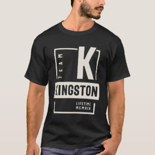Team Kingston Lifetime Member Kingston Name T-Shirt