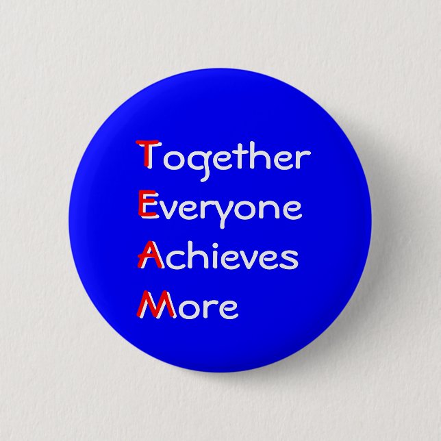 "TEAM" Knopf Button (Vorderseite)