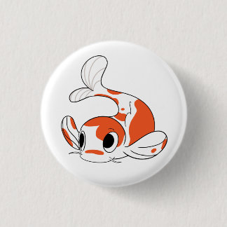 Team Koi Knopf - Weiß Button