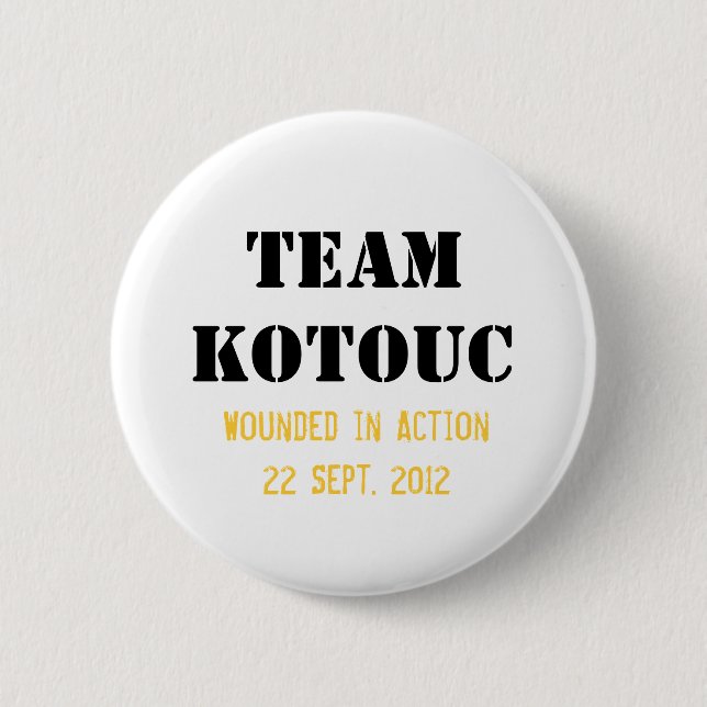 Team Kotouc Knopf Button (Vorderseite)